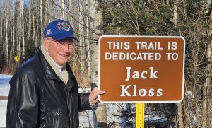 Trail Dedicated to Jack Kloss on December 12, 2024
