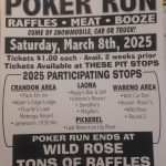 03/08/2025 – Poker Run & Meat Raffle at Veeser’s Wild Rose.