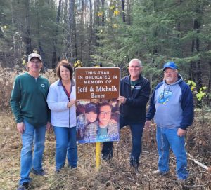 Jeff & Michelle Bauer Memorial Sign